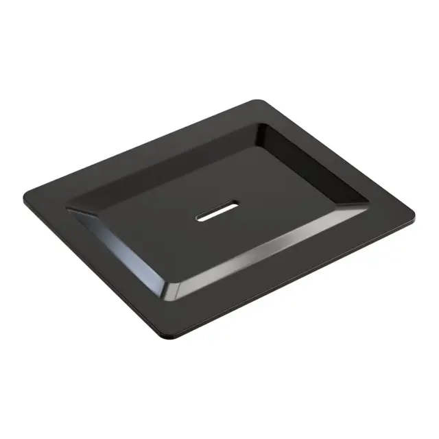 Boheme Space Мыльница с латунной чашей, накладная, цвет: shiny gun metall 10966-SGM-SOAP