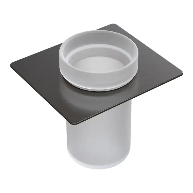 Boheme Space Стакан подвесной, стеклянный полупрозрачный, цвет: gun metall 10966-GM-TUM