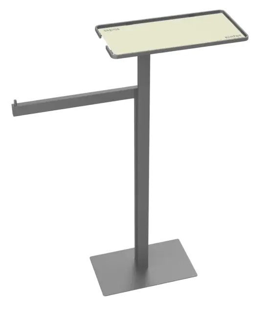 Boheme Стойка напольная с полотенцедержателем и полкой, цвет: nickel brush 10952-NB