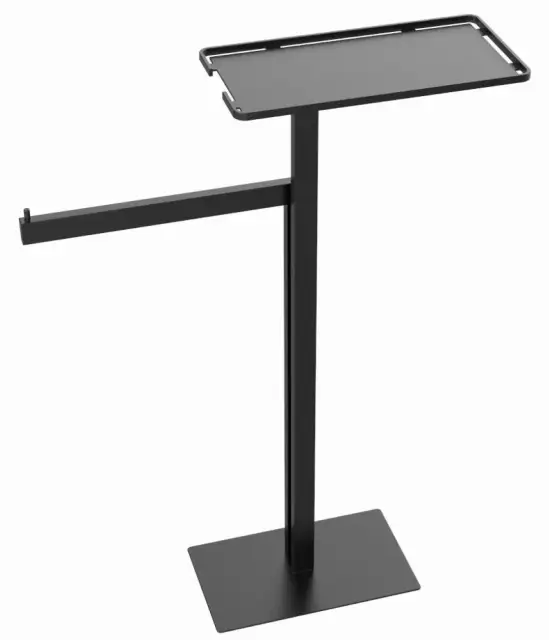 Boheme Стойка напольная - ершик, полотенцедержатель, полка, цвет: black 10952-B