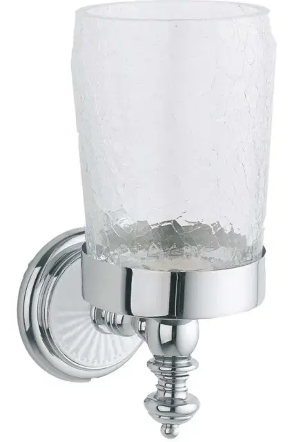 Boheme Vogue Стакан подвесной, стеклянный полупрозрачный, цвет: chrome 10134