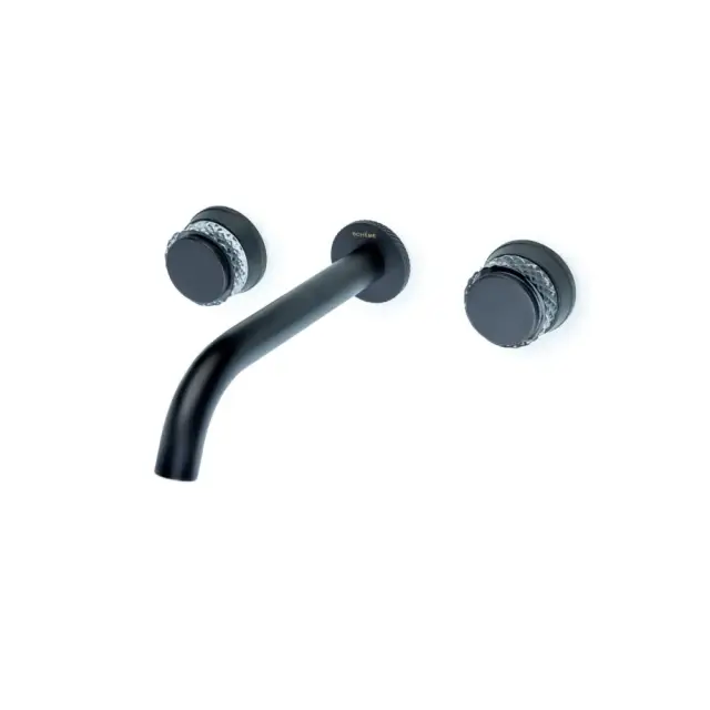 Boheme Aura Смеситель для раковины встраиваемый, излив, с внутренней частью, цвет: black 152-2-B-A