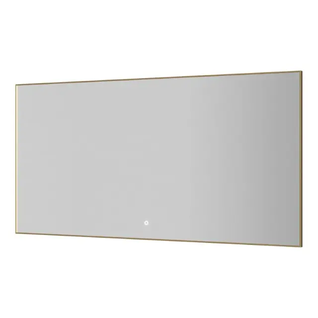 Boheme Зеркало 70x140h см в металлической раме, с подсветкой и сенсором, цвет: matt gold 543-140-MG