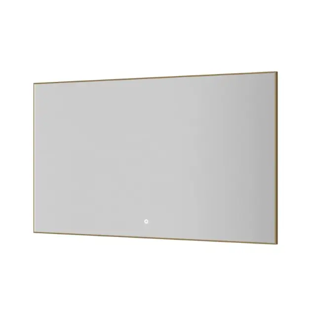 Boheme Зеркало 70x120h см в металлической раме, с подсветкой и сенсором, цвет: matt gold 543-120-MG