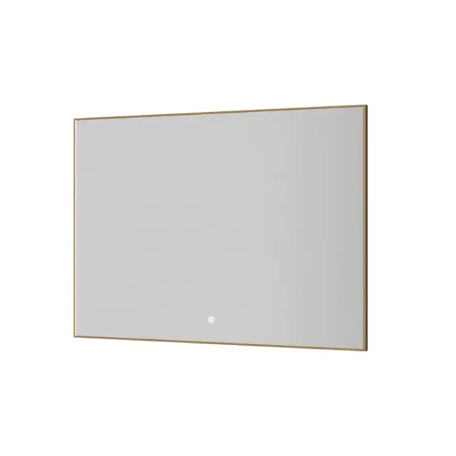 Boheme Зеркало 70x100h см в металлической раме, с подсветкой и сенсором, цвет: matt gold 543-100-MG