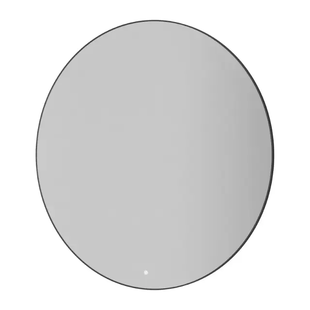 Boheme Зеркало d120 см в металлической раме, с подсветкой и сенсором, цвет: gun metall 545-120-GM