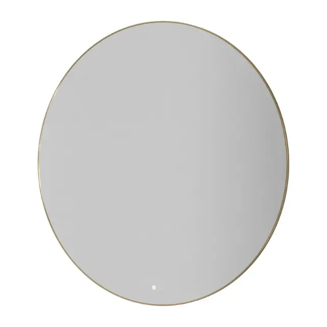 Boheme Зеркало d120 см в металлической раме, с подсветкой и сенсором, цвет: gold 545-120-G