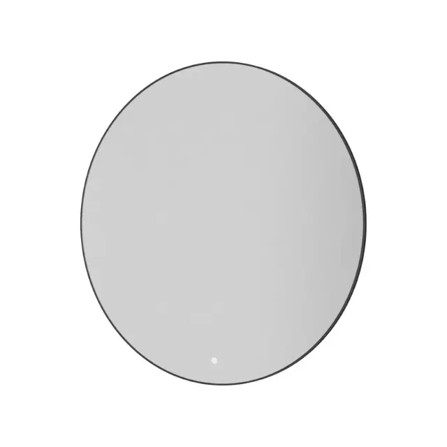 Boheme Зеркало d100 см в металлической раме, с подсветкой и сенсором, цвет: gun metall 545-100-GM