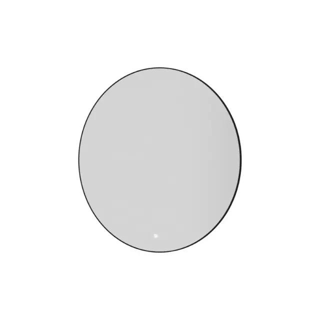 Boheme Зеркало d80 см в металлической раме, с подсветкой и сенсором, цвет: black 545-80-B