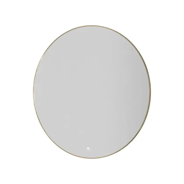 Boheme Зеркало d100 см в металлической раме, с подсветкой и сенсором, цвет: gold 545-100-G