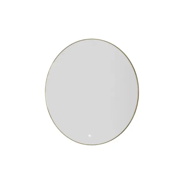 Boheme Зеркало d80 см в металлической раме, с подсветкой и сенсором, цвет: gold 545-80-G