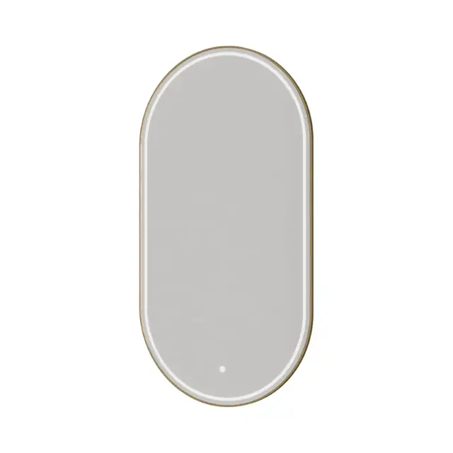 Boheme Зеркало 60x110h см в металлической раме, с подсветкой и сенсором, цвет: matt gold 568-MG