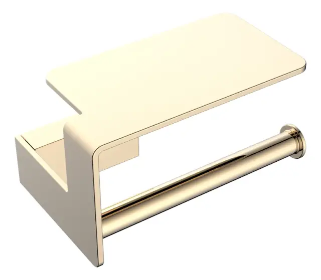 Boheme Q Держатель туалетной бумаги с полочкой, подвесной, цвет: gold 10941-G