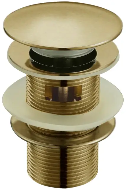 Boheme Донный клапан для раковины, автомат Click-Clack, с переливом, цвет: bronze 610/2