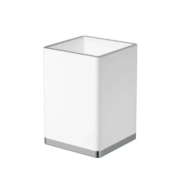 Boheme Стакан настольный, латунный, цвет: chrome/white 10961-W-CR