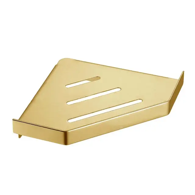 Boheme New Venturo Полка угловая 25 см цвет: matt gold 10318-MG