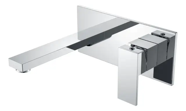 Boheme Qubic Смеситель для раковины встраиваемый, излив, с внутренней частью, цвет: chrome 475-CR