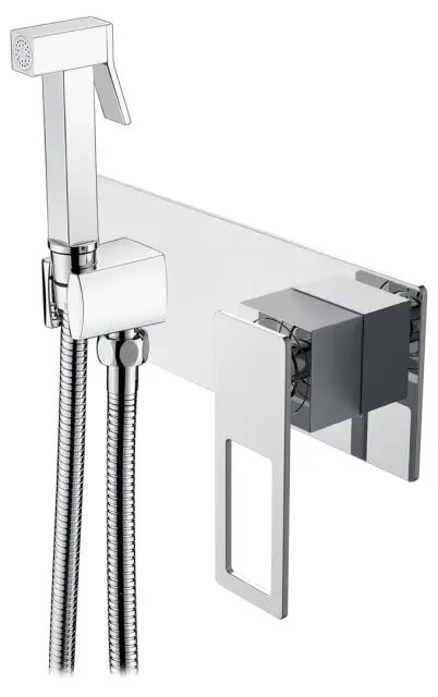 Boheme Q Гигиенический душ со смесителем и встраиваемой частью, цвет: chrome 147-CRCR