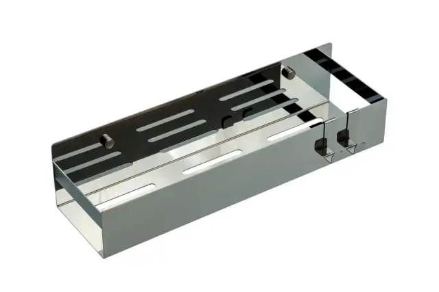 Boheme Q Полка подвесная 35 см, с 2-мя крючками, цвет: shine gun metall 10965-SGM