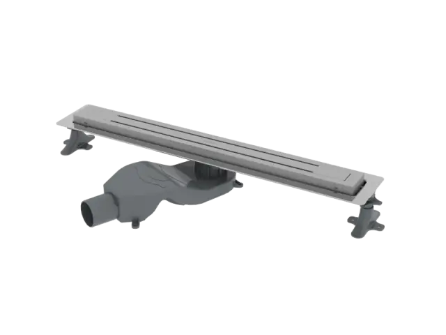 Boheme Трап линейный 80 см, с решеткой со щелью для воды и сифоном, цвет: chrome 983-80-CR