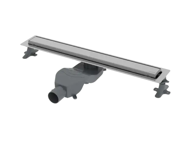 Boheme Трап линейный 80 см, с решеткой со щелью для воды и сифоном, цвет: chrome 982-80-CR