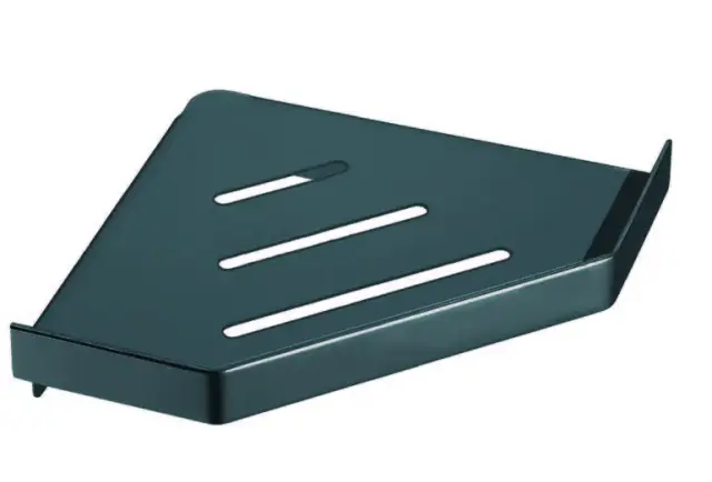 Boheme New Venturo Полка угловая 25 см цвет: shine gun metall 10318-SGM