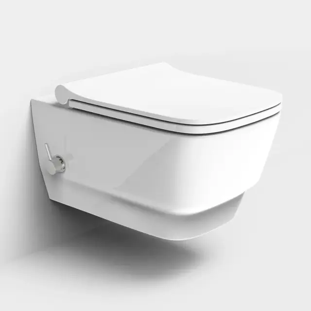 Boheme Bello Унитаз подвесной 53х35,5 безободковый, смыв каскадный, цвет: white 971-W