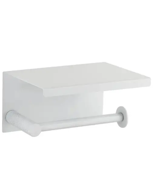 Boheme Uno Держатель туалетной бумаги с полочкой, подвесной, цвет: matt white 10971-MW