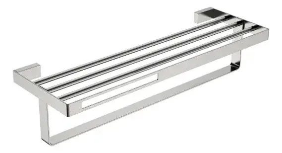 Boheme Q Полка для полотенец 60x23 см, подвесная, цвет: nickel brush 10947-NB