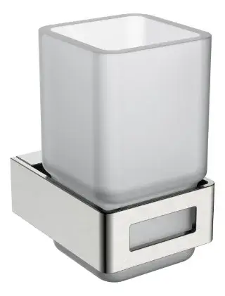 Boheme Q Стакан подвесной, стеклянный полупрозрачный, цвет: nickel brush 10944-NB