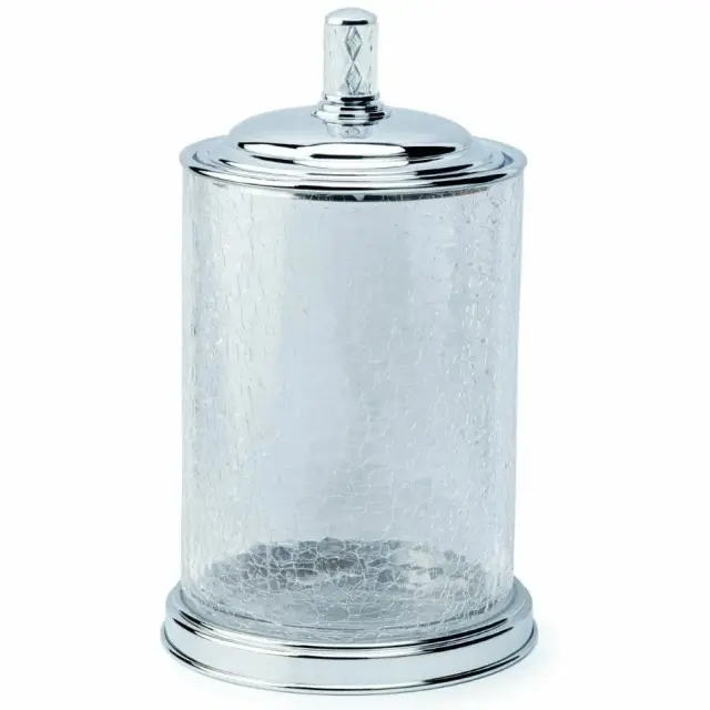 Boheme Murano Cristal Ведро с крышкой напольное, 5 литров, цвет: chrome 10914-CRST-CH