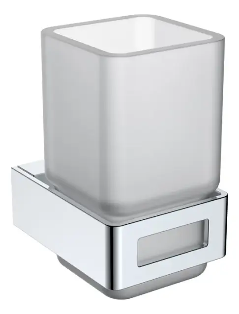 Boheme Q Стакан подвесной, стеклянный полупрозрачный, цвет: chrome 10944-CR