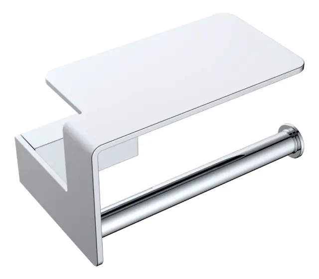 Boheme Q Держатель туалетной бумаги с полочкой, подвесной, цвет: chrome 10941-CR