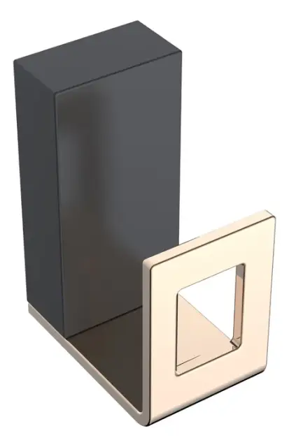 Boheme Q Крючок для полотенца, подвесной, цвет: gold/black 10946-G-B