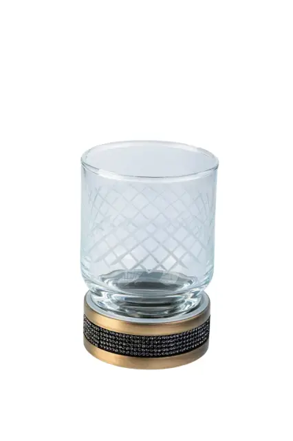 Boheme Royal Cristal Стакан настольный, стеклянный полупрозрачный, цвет: bronze 10931-BR-B