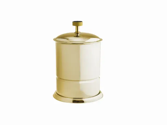 Boheme Royal Cristal Ведро с крышкой напольное, 5 литров, цвет: gold/black 10927-G-B