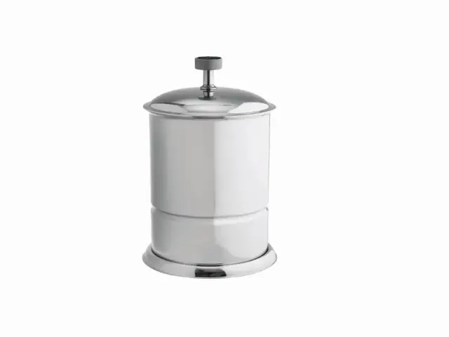 Boheme Royal Cristal Ведро с крышкой напольное, 5 литров, цвет: chrome/black 10927-CR-B