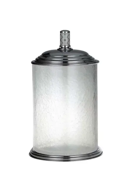 Boheme Murano Ведро с крышкой напольное, 5 литров, цвет: chrome/white 10914-W-CR