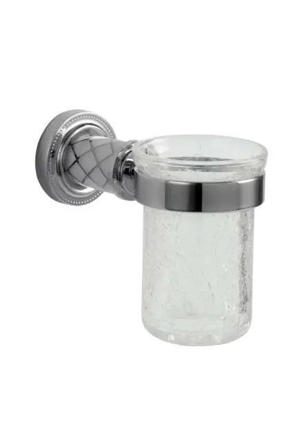 Boheme Murano Стакан подвесной, стеклянный полупрозрачный, цвет: chrome 10904-W-CR