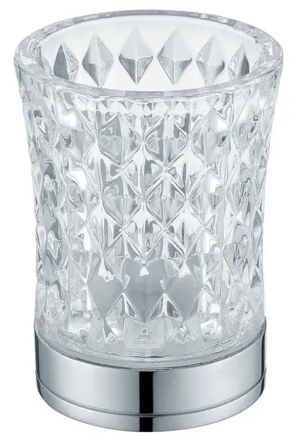Boheme Стакан настольный, стеклянный полупрозрачный, цвет: chrome 10213