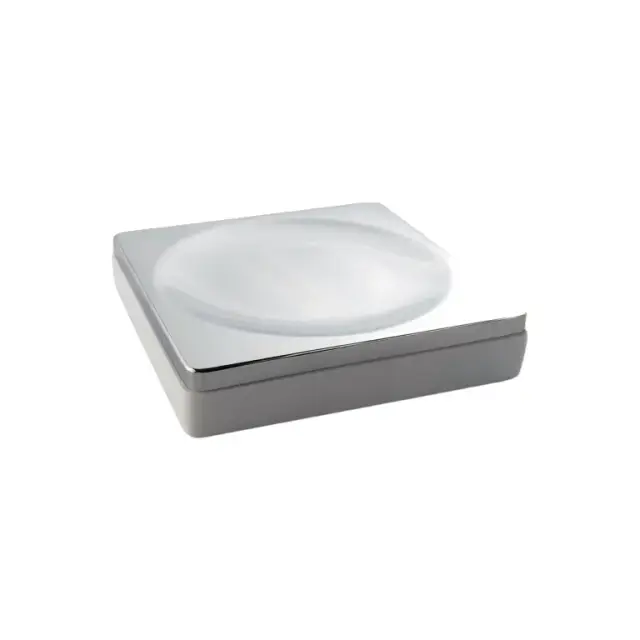 Boheme Мыльница с латунной чашей, настольная, цвет: chrome 10960-W-CR