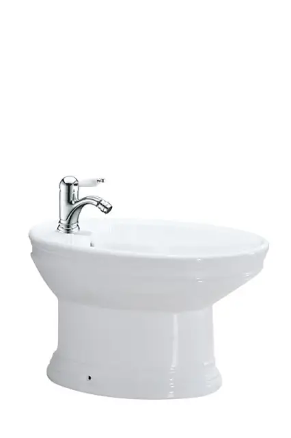 Boheme Puro Биде напольное 64,5х37,5х39h см, 1 отверстие под смеситель, перелив, цвет: matt white 960