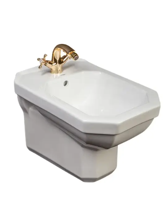 Boheme Vogue Биде подвесное, 51х35,5х37h см,1 отверстие под смеситель, перел. хром, цвет: matt white 945