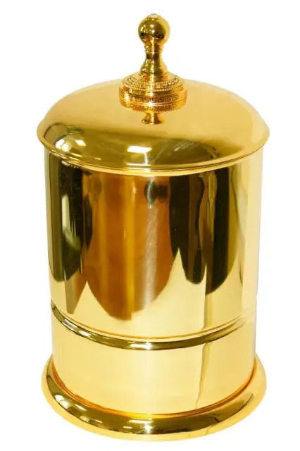 Boheme Imperiale Ведро с крышкой напольное, 5 литров, цвет: gold 10408