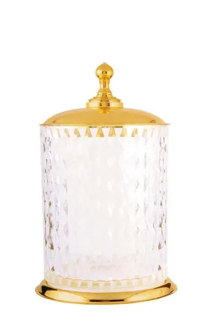 Boheme Imperiale Ведро с крышкой напольное, 5 литров, цвет: gold 10424