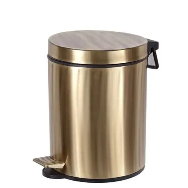 Boheme Medici Ведро с крышкой напольное, 5 литров, цвет: bronze 10630