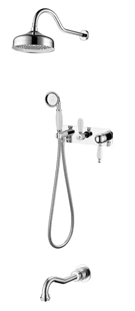 Boheme Tradizionale Chromo Душевой комплект встраиваемый - смеситель, душ, 3 потреб., цвет: chrome 268