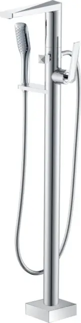 Boheme Venturo Смеситель напольный с душевым набором - ручной душ, шланг, цвет: chrome 379