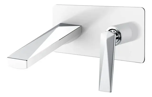 Boheme Venturo Смеситель для раковины встраиваемый, излив, с внутренней частью, цвет: white 375-W