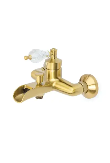 Boheme Vogue Crystal Смеситель для ванны, излив каскад, длина излива 17,6 см, цвет: bronze 203-CRST